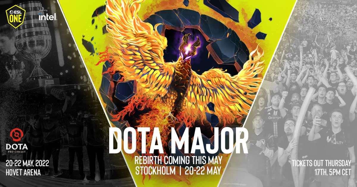 Dota Major, le finali tornano in presenza dal 20 al 22 maggio