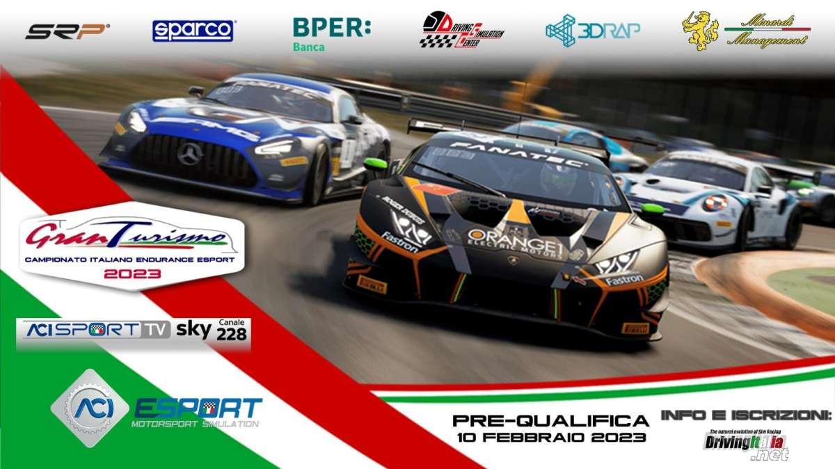 ACI ESport 2023, aperte le iscrizioni per il Campionato Italiano GT Endurance