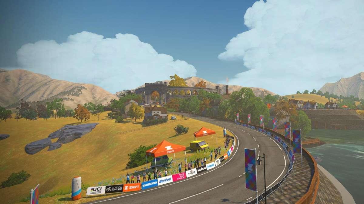 Zwift, con la mappa della Scozia ci si prepara al mondiale esport