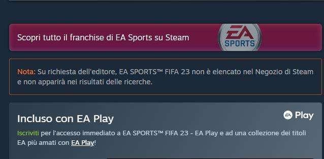 EA Sports rimuove FIFA 23 senza preavviso prima della data di uscita di FC 24.