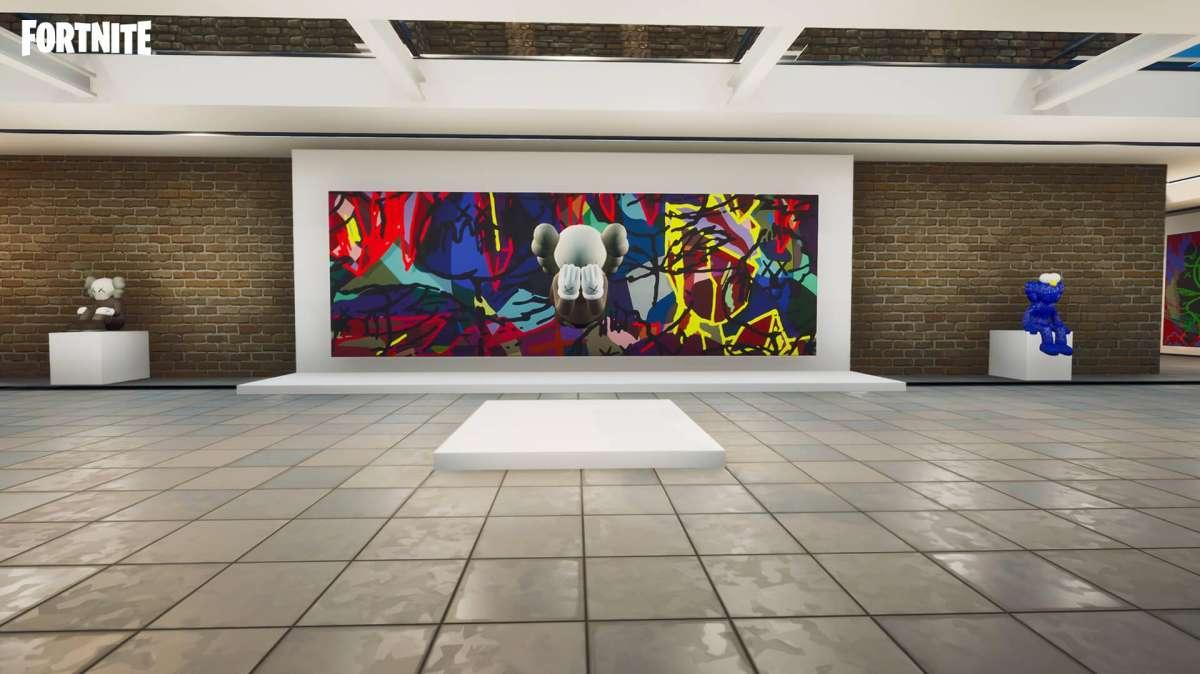 Fortnite, apre il tour virtuale nella galleria "Kaws new fiction"