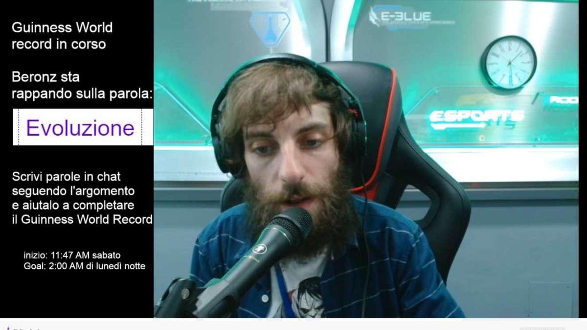 Record all’Akidragon Game Arena di Trieste, freestyler arriva a 38 ore consecutive di live
