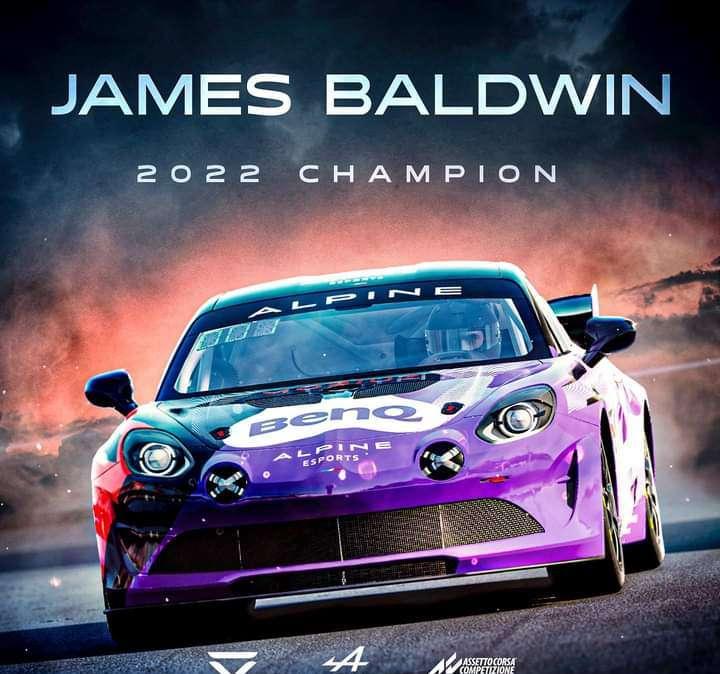Alpine Esports Series, James Baldwin vince il campionato 