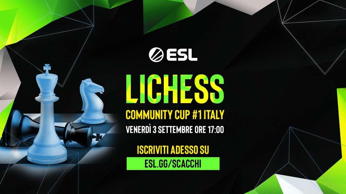 ESL, speciale torneo di scacchi attraverso Lichess
