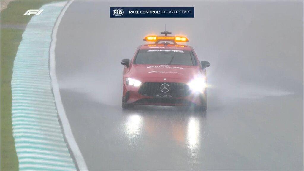 F1 | FIA, troppa acqua stagnante in pista, Medical Car non si tiene