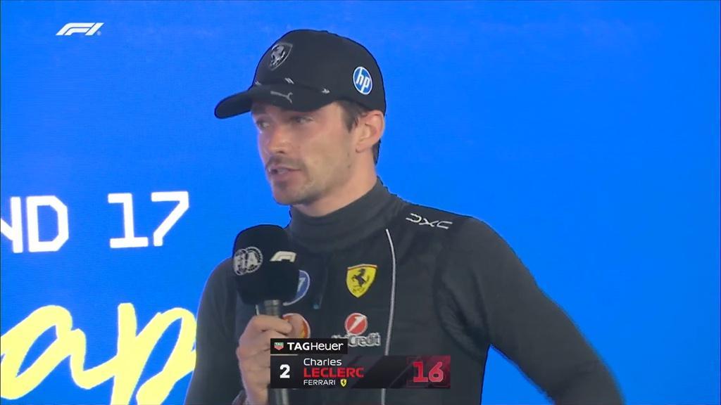 F1 | Ferrari, Leclerc 2°: "Nessun rimpianto. In partenza potevo essere..."