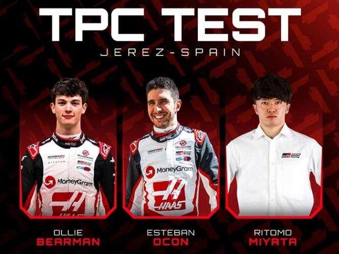 F1 | Haas va a Jerez: Ocon e Bearman sulla VF-23