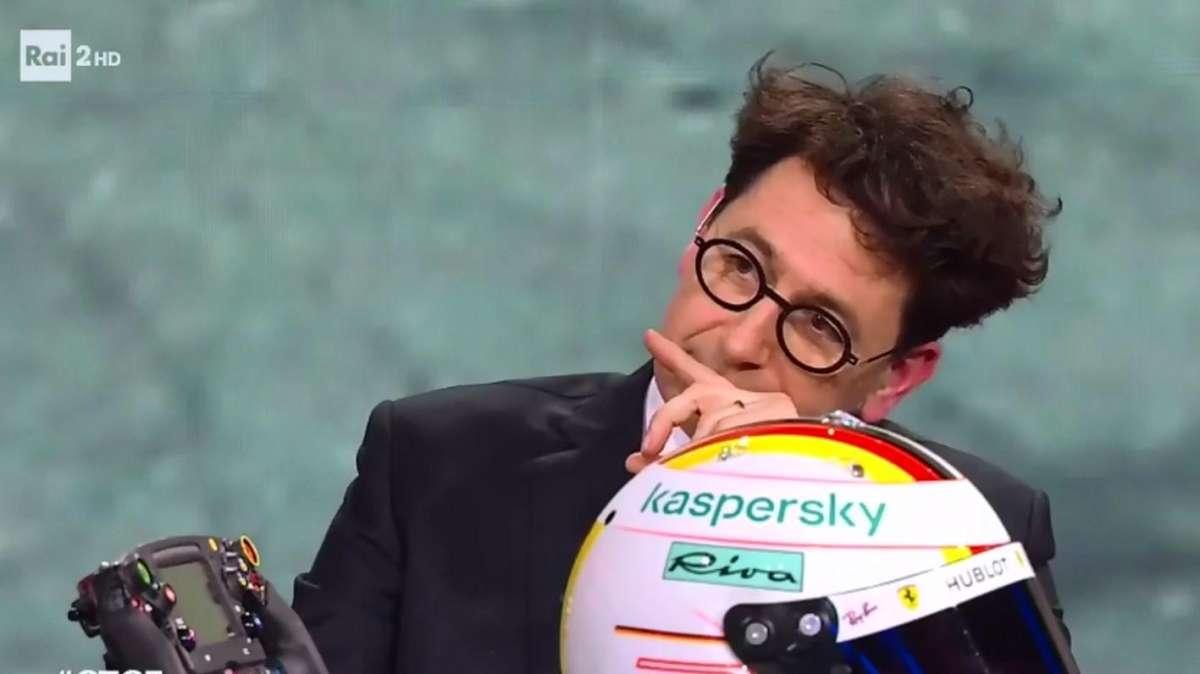 F1 / Ferrari, Binotto: "Nel 2021 non lotteremo per il mondiale. Crozza? Ci sta..."