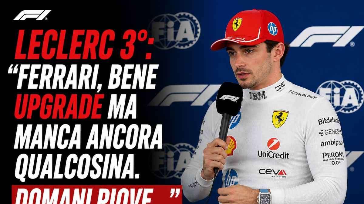 F1 | Ferrari, Leclerc 3° e perplesso: "Reazioni anomale della SF-26. Domani..."