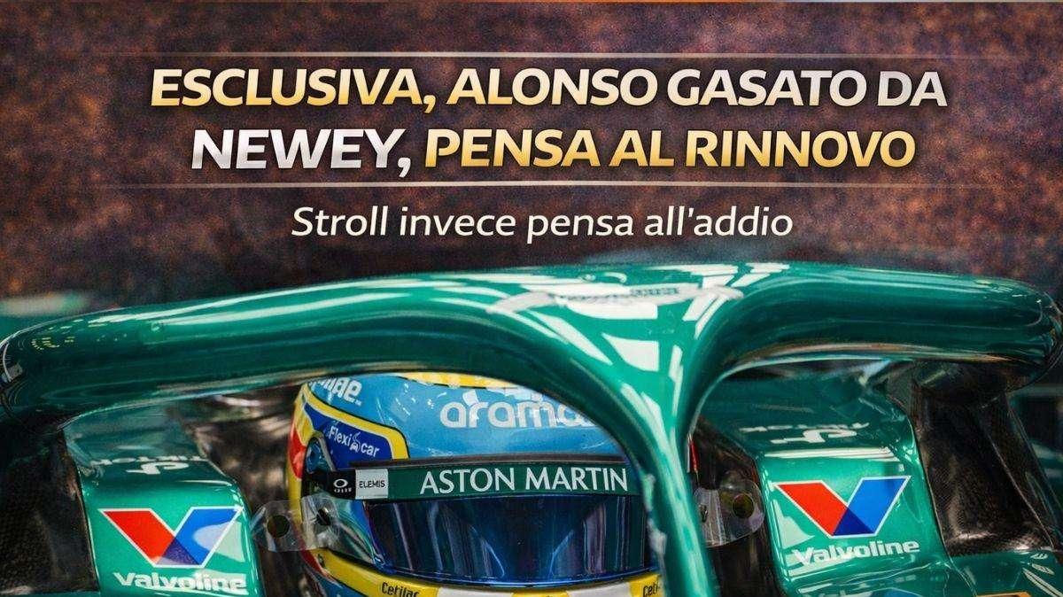 F1, Esclusiva Aston Martin: Stroll medita il ritiro immediato, Alonso chiede il rinnovo 2027. Il retroscena