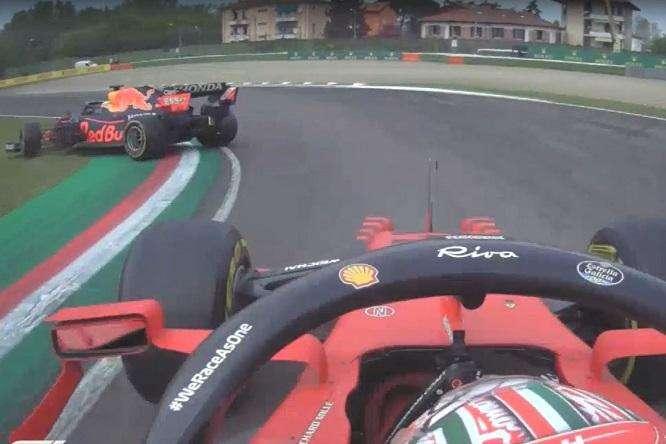 Formula 1 | Imola, sbandata Verstappen. Norris: "Fossi stato Leclerc sarei passato"