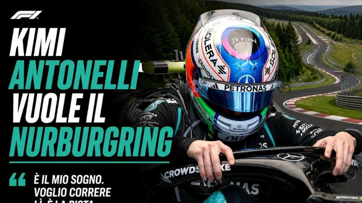 F1 | Antonelli punta l'Inferno Verde: nel mirino la licenza per domare il Nürburgring