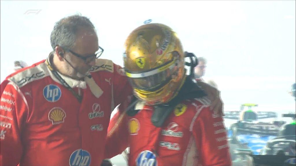 F1 | Ferrari, Hamilton sconsolato: "Ho sbagliato io" ed arriva l'abbraccio...