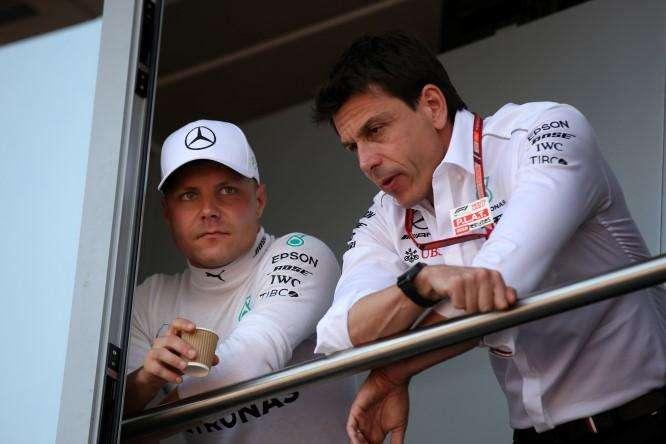 F1 Mercedes, Wolff: "Non faremo nulla che possa compromettere Bottas"