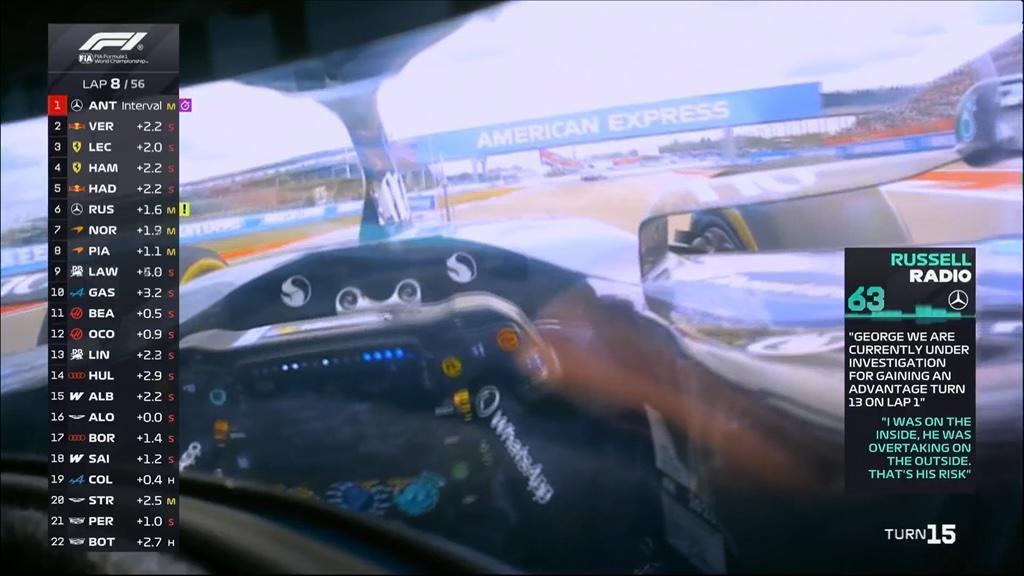 F1 | Russell non ci sta: penalità di cinque secondi ad Austin
