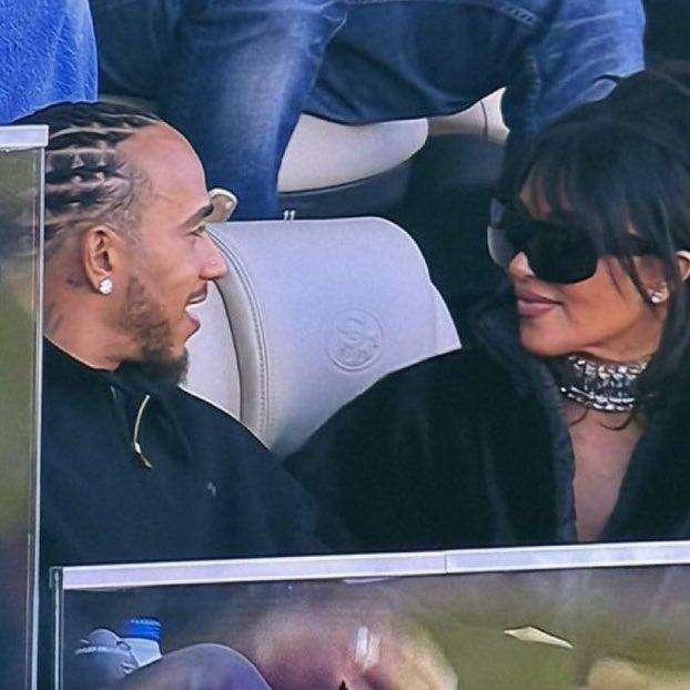 Hamilton fa sul serio con Kim Kardashian: presenti al Super Bowl con la famiglia di lei 
