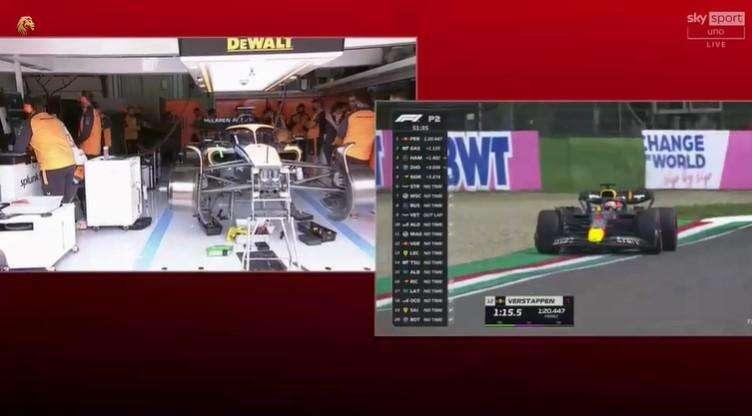 Formula 1 | Imola, Ricciardo sfortunato: la sua McLaren ferma ai box