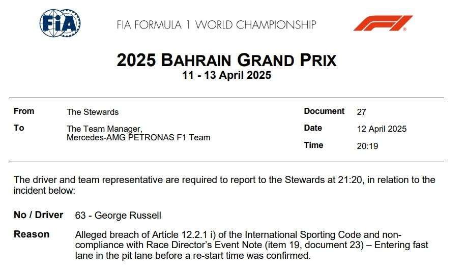 F1 | Mercedes, Antonelli e Russell dai commissari. Wolff: "Penalità? Spero di no..."