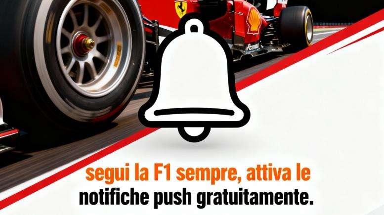 F1 News - Attiva le notifiche push! La Formula 1 gratis sul tuo telefono!