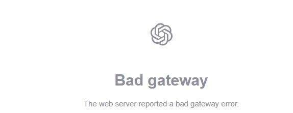 ChatGPT crolla: l'errore Bad Gateway in tutto il mondo