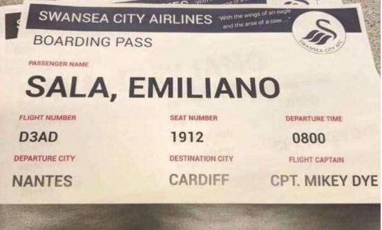 Calcio / Swansea - Cardiff, lo schifo: deriso il defunto Sala con biglietti falsi