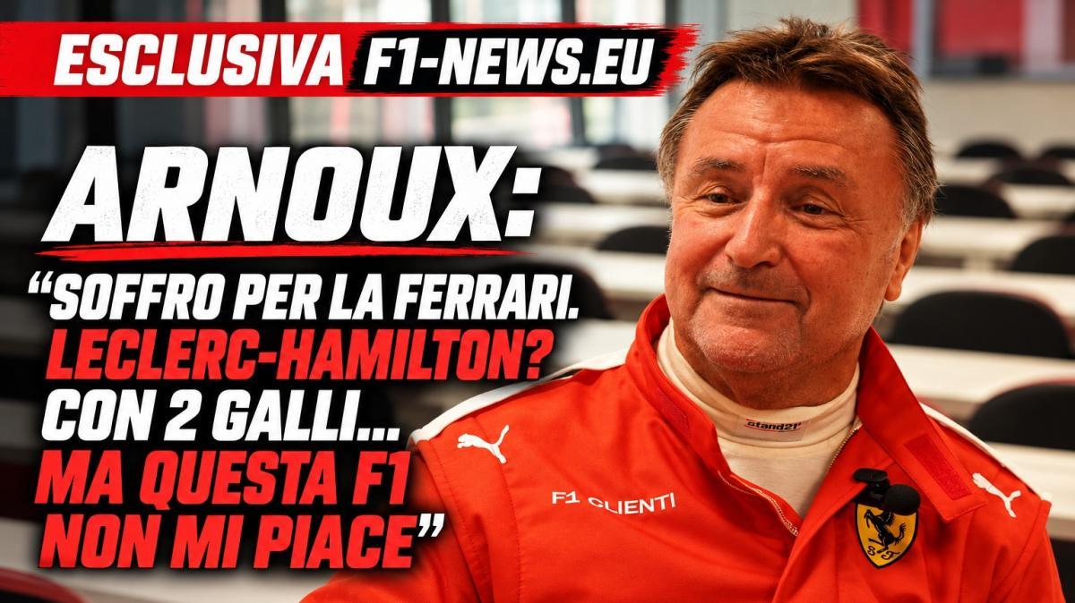 ESCLUSIVA F1-News.eu - Arnoux: "F1 2026 non mi piace. Kimi passione illimitata. Ferrari? Stufo..."