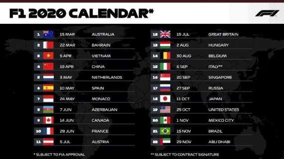 F1/ Calendario 2021, Melbourne non si schioda: l'apertura sarà lì