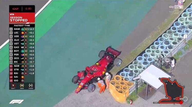 Formula 1 | Bobby (Sky) sull'incidente di Sainz: perdita di grip repentina