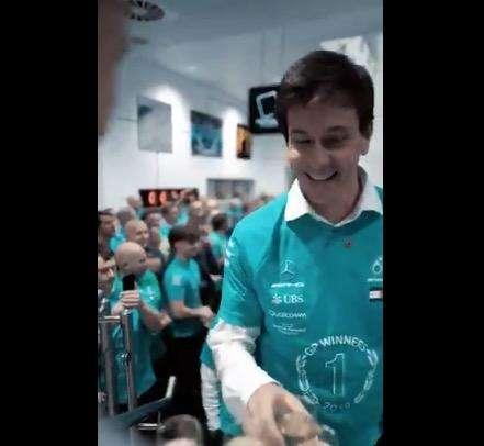 F1 / Festa Mercedes in fabbrica: si celebra il 12esimo titolo