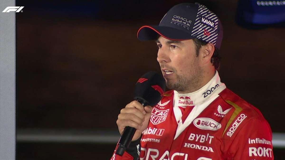F1 | Las Vegas, Perez 3° esalta la sua rimonta. Complimenti a Leclerc e Max