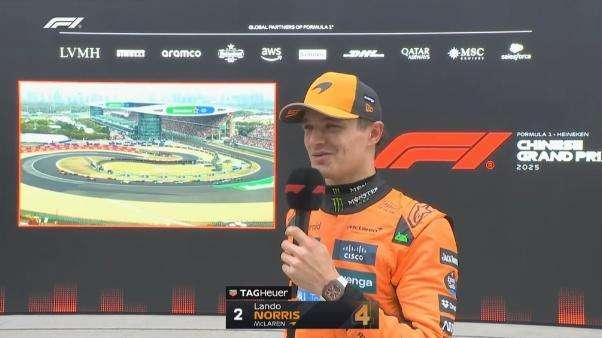 F1 | McLaren, Norris 2° in Cina: "Momenti di paura. Volevo attaccare Oscar ma..."