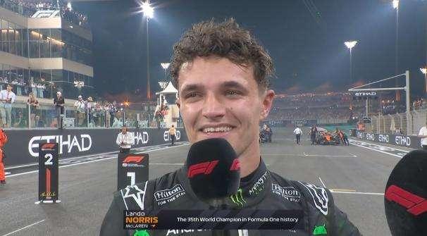McLaren, le lacrime di Norris: ringraziamenti e gioia. Su Verstappen e Piastri...