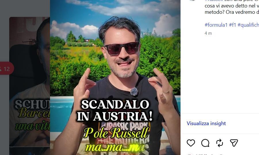 F1 | Ferrari (quasi) top, scandalo pole Russell: il video del direttore