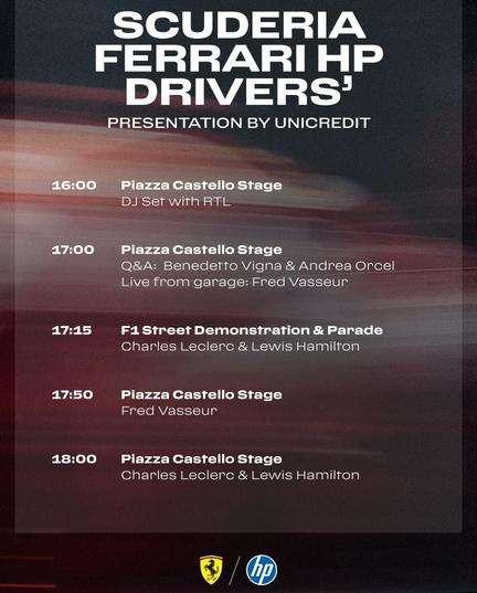 F1 | Maggiori dettagli in vista della presentazione dei piloti della Ferrari 