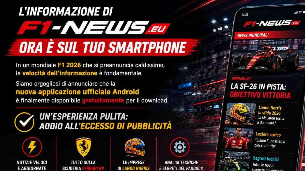 APP ANDROID F1 NEWS | Download dallo Store Gratis!