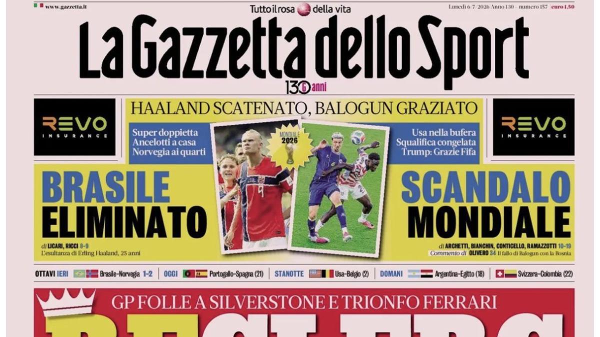 F1 | Ferrari, Re-Clerc! La prima pagina della Gazzetta che infiamma i tifosi