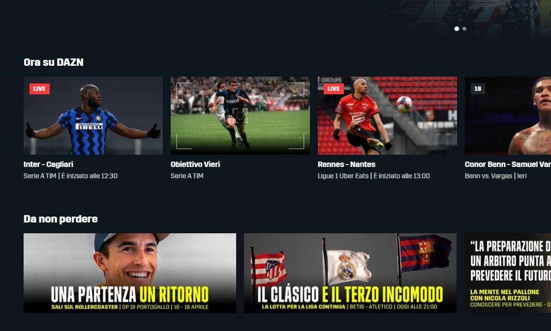 Caos DAZN | Inter-Cagliari down: non si vede. Bufera social