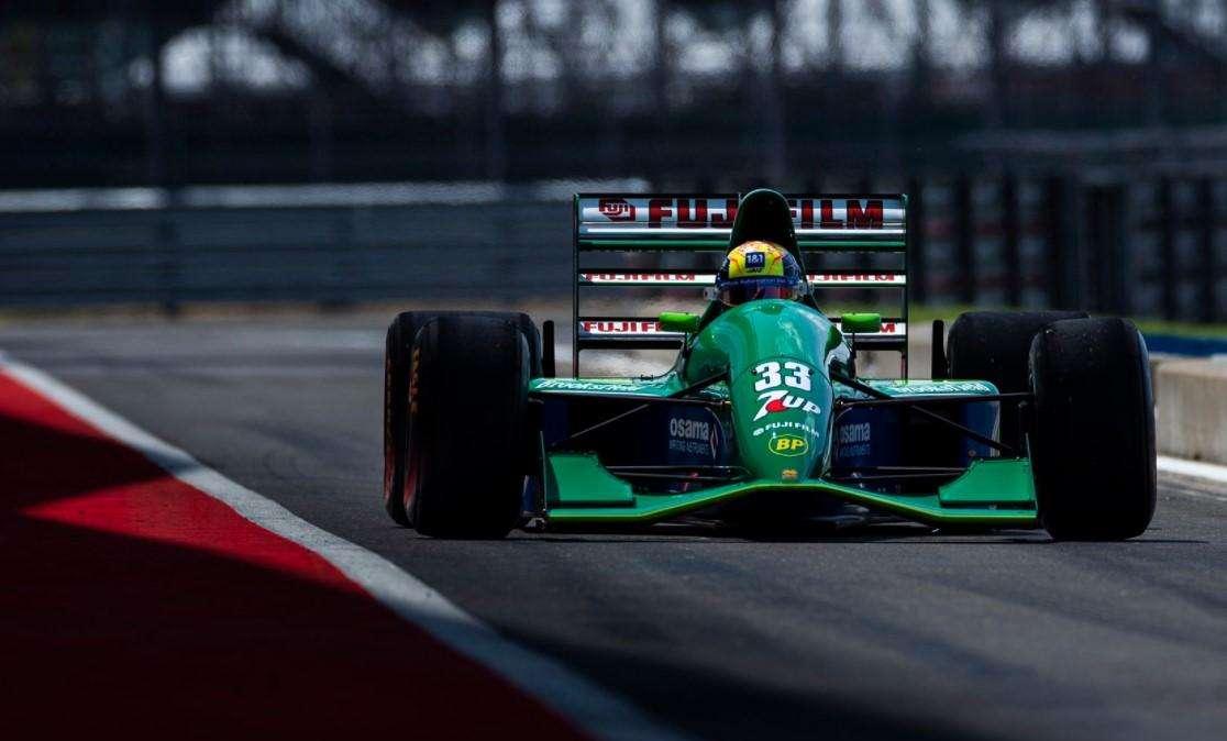 Formula 1 | Silverstone, Mick Schumacher sulla Jordan 191 di papà Michael