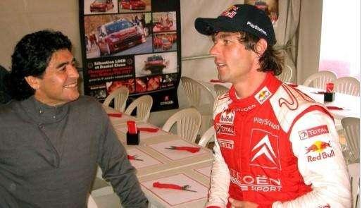 Rally / Morte Maradona, Loeb: "Onorato di aver incontrato una leggenda"