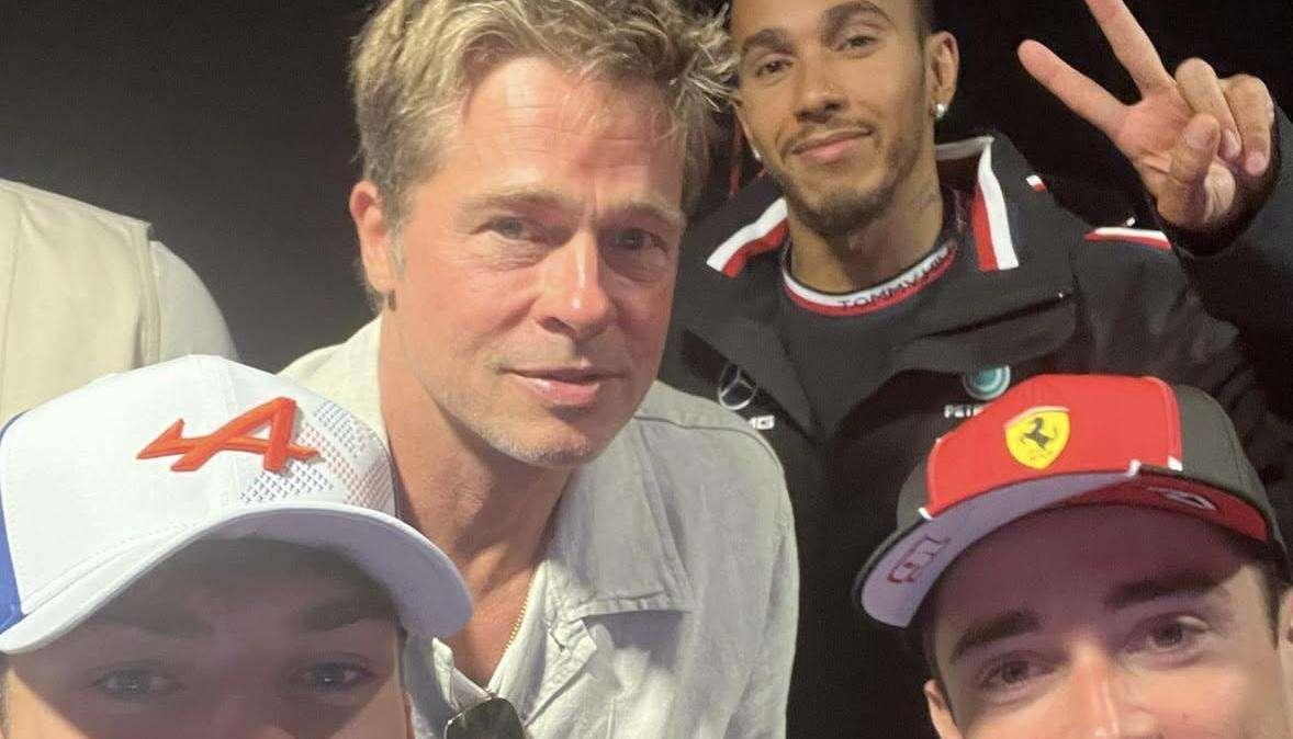 F1 | Gasly e Brad Pitt: un selfie speciale tra i piloti di F1 e la star di Hollywood