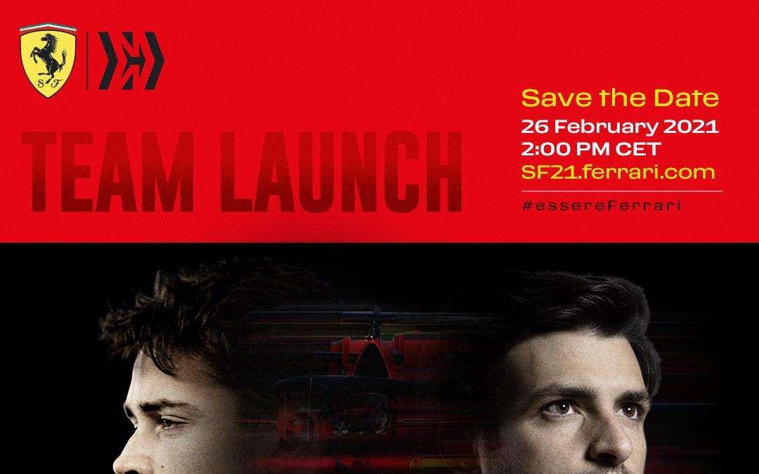 Formula 1 / Ferrari, il 26 febbraio la presentazione di Leclerc e Sainz: non la SF21