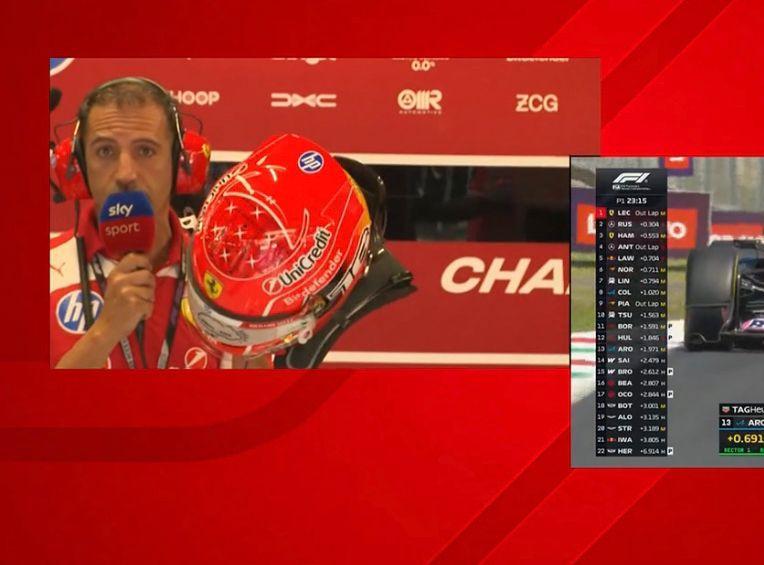 F1 | Ferrari, Leclerc omaggia Schumacher a Monza: "Un casco identico"