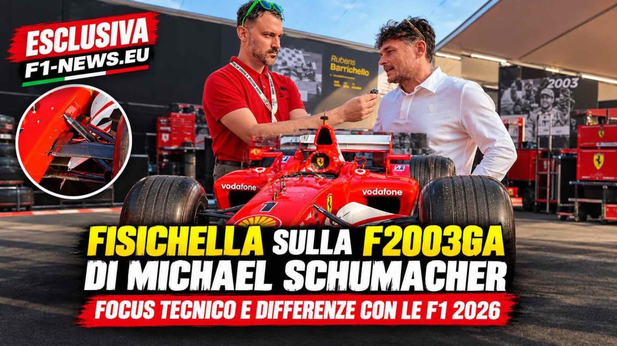 ESCLUSIVA F1-News.eu - Fisichella: "Sulla Ferrari F2003-GA, che emozione! Rispetto alle vetture di oggi era...."