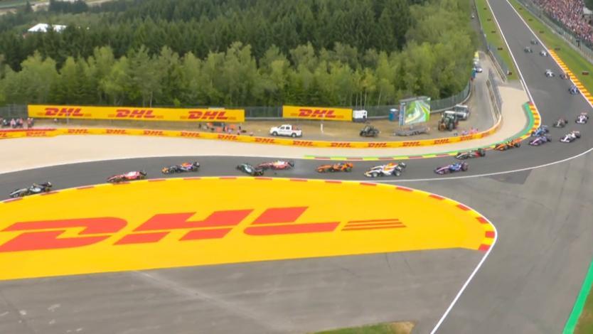 F1 | Follia al via a Spa: Antonelli e Leclerc da urlo, botto Hamilton-Russell, George è già fuori!