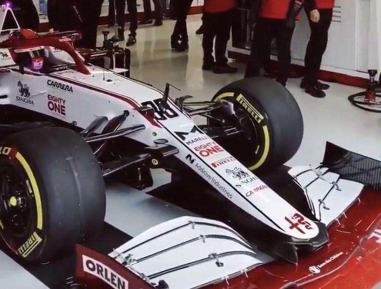 Formula 1 / Alfa Romeo C41, Filming Day con Kubica a Barcellona