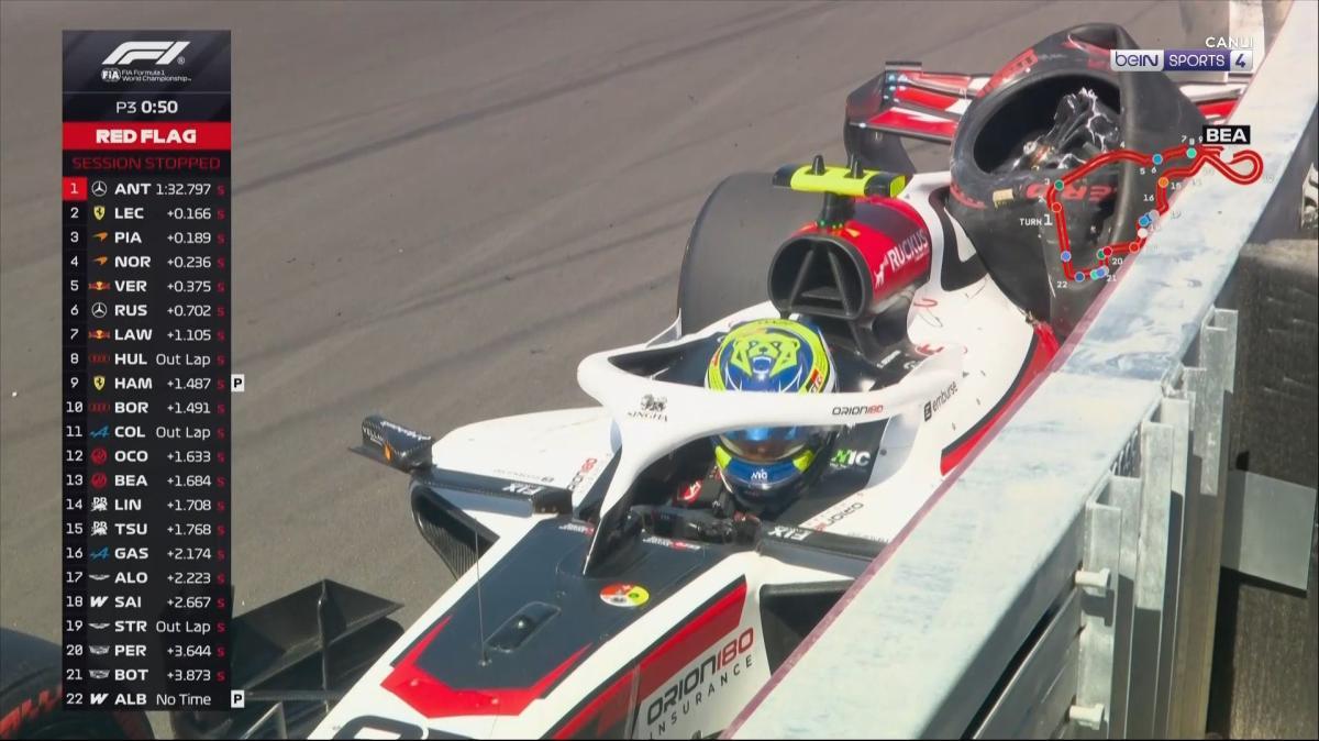 F1 | FP3 Madrid, Bearman si schianta: conto alla rovescia per Haas