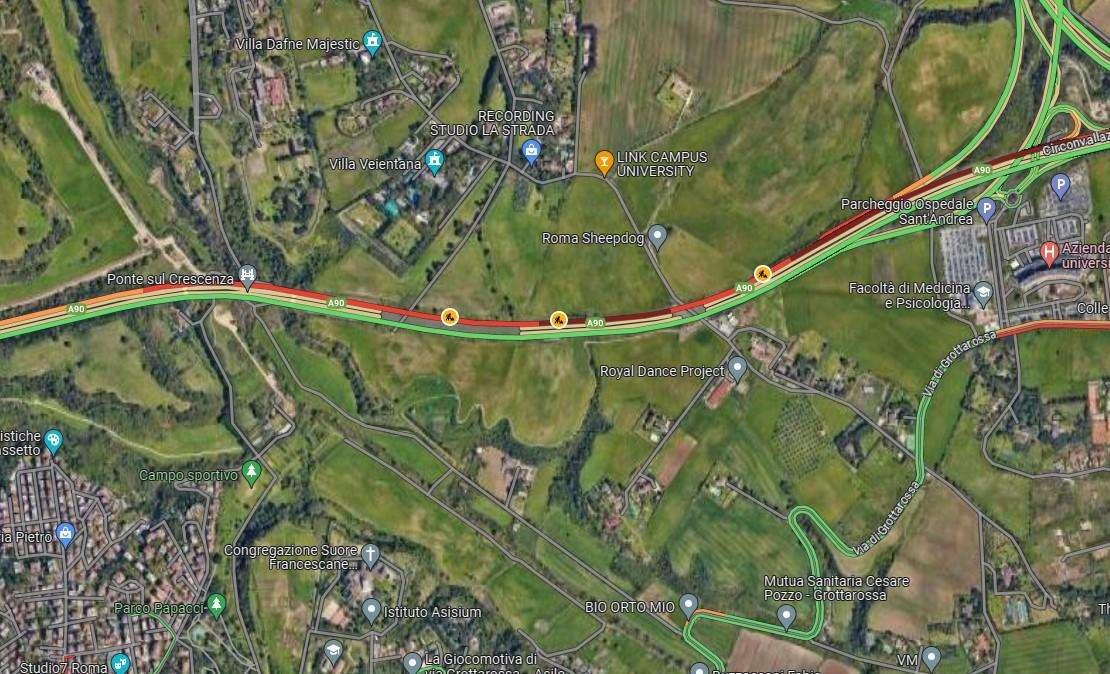 Roma | Traffico, caos sul GRA: lavori fino al 12 settembre