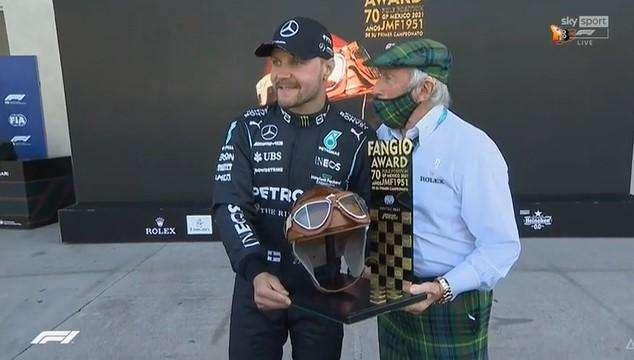 Formula 1 | Messico: Bottas, pole e casco Fangio consegnato da Stewart