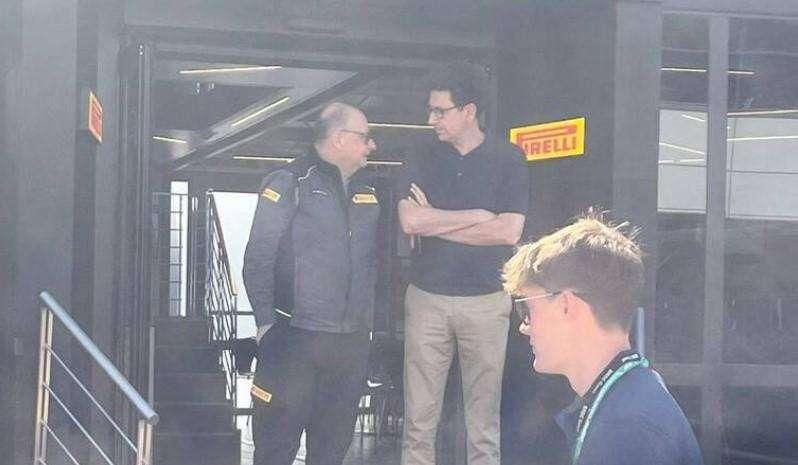 F1 | Silverstone, si rivede l'ex Ferrari Mattia Binotto