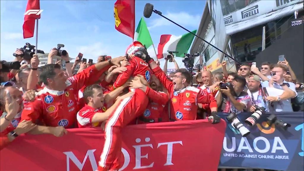 F1 | Ferrari, Leclerc 1° ulula in radio versi strani: "Il duro lavoro paga"